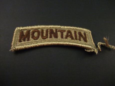 Mountain badge onbekend